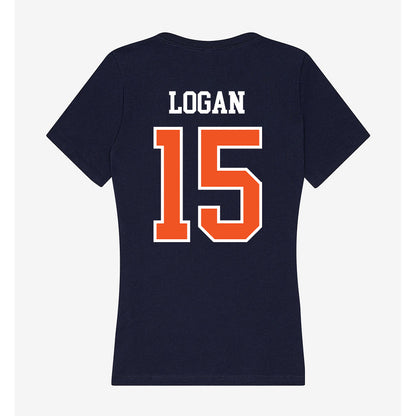 FPU - NCAA Women's Volleyball : Ashley Logan - Classic Shersey Women's V-Neck T-Shirt-1
