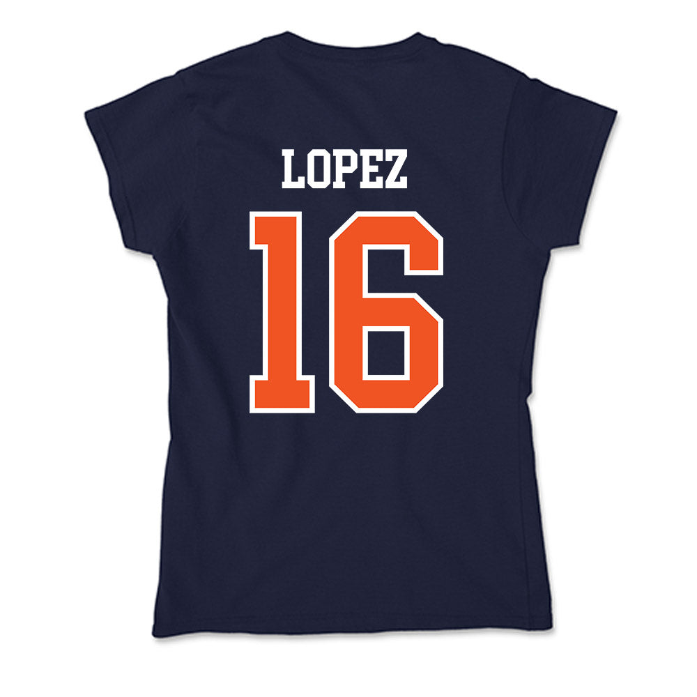 FPU - NCAA Men's Soccer : Brandon Lopez - Classic Shersey Soft Style Women’s T-Shirt-1