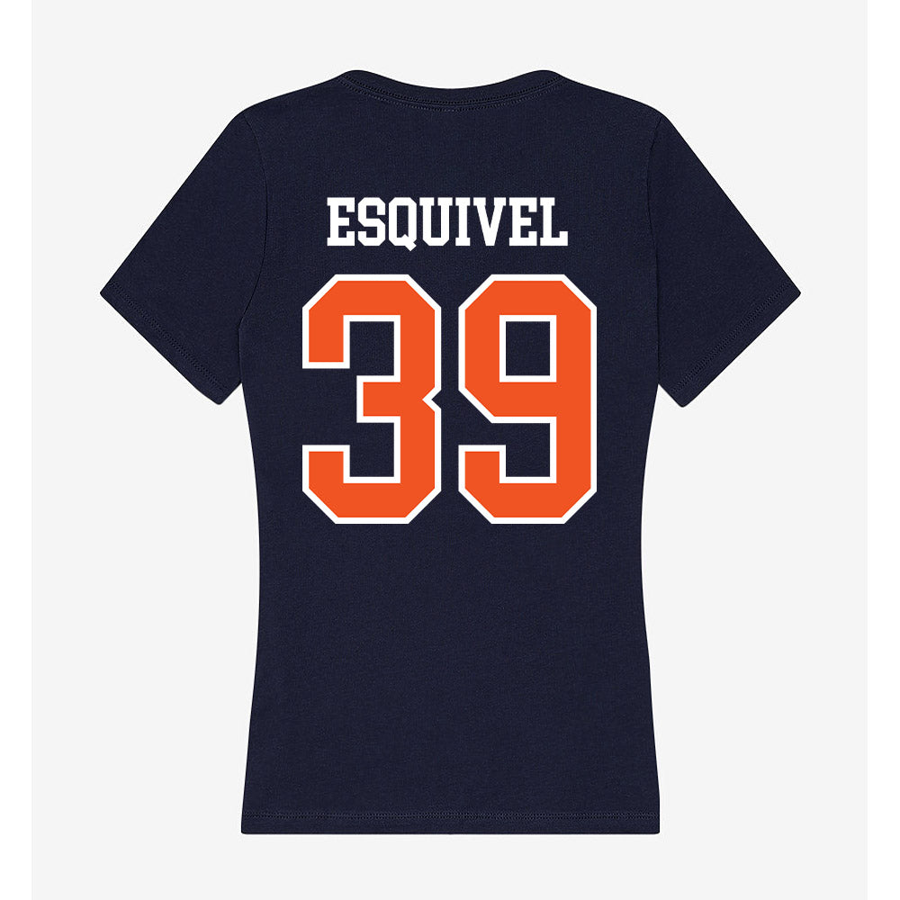 FPU - NCAA Baseball : Isaac Esquivel - Classic Shersey Women's V-Neck T-Shirt-1