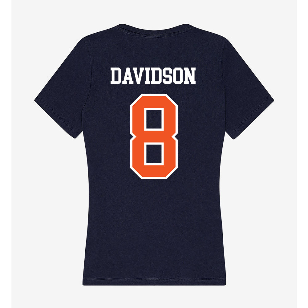 FPU - NCAA Men's Basketball : Nick Davidson - Classic Shersey Women's V-Neck T-Shirt-1