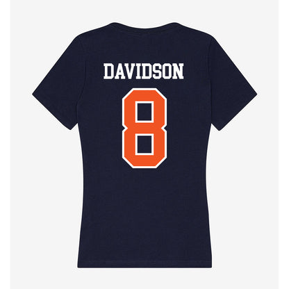 FPU - NCAA Men's Basketball : Nick Davidson - Classic Shersey Women's V-Neck T-Shirt-1