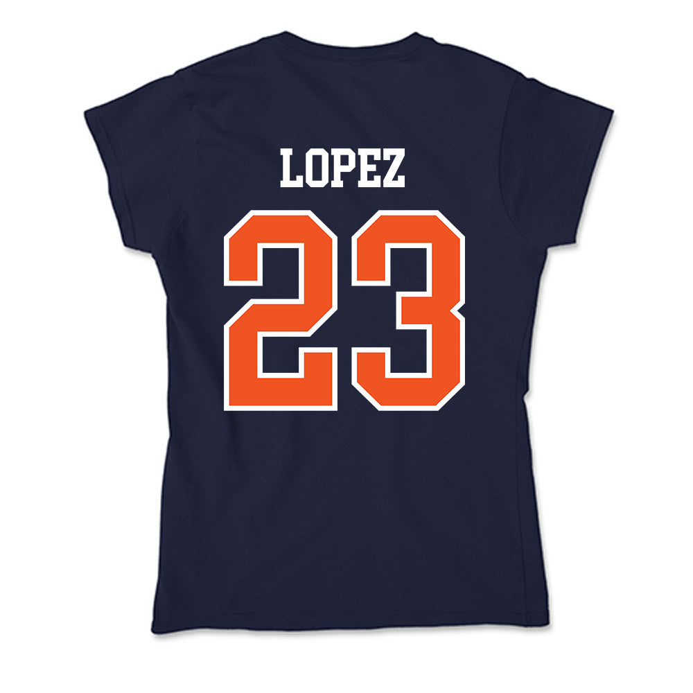 FPU - NCAA Baseball : Alex Lopez - Classic Shersey Soft Style Women’s T-Shirt-1