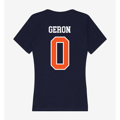FPU - NCAA Men's Basketball : Jaden Geron - Classic Shersey Women's V-Neck T-Shirt-1