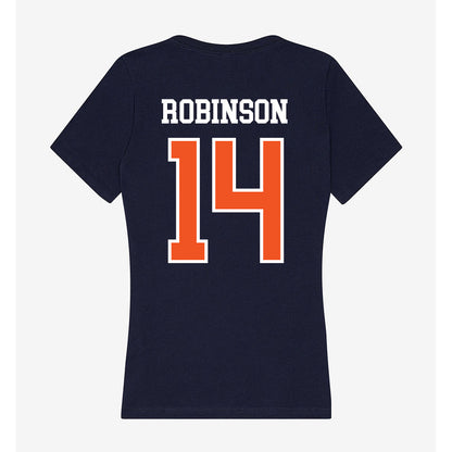 FPU - NCAA Baseball : Vincent Robinson - Classic Shersey Women's V-Neck T-Shirt-1