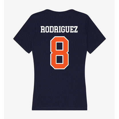 FPU - NCAA Baseball : Ruben Rodriguez - Classic Shersey Women's V-Neck T-Shirt-1