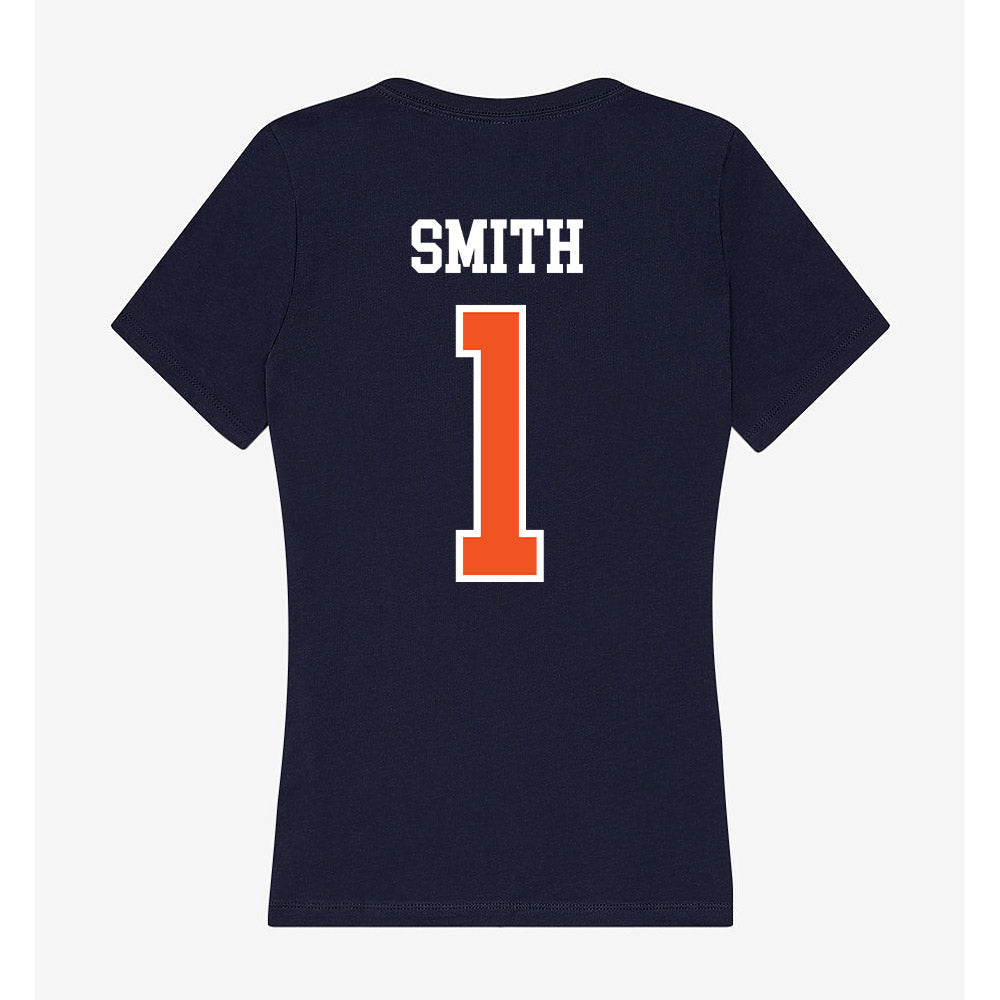 FPU - NCAA Baseball : Tejean Smith - Classic Shersey Women's V-Neck T-Shirt-1