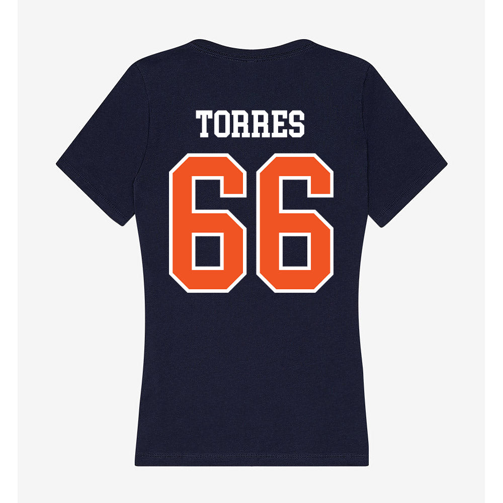FPU - NCAA Baseball : Rogelio Torres - Classic Shersey Women's V-Neck T-Shirt-1