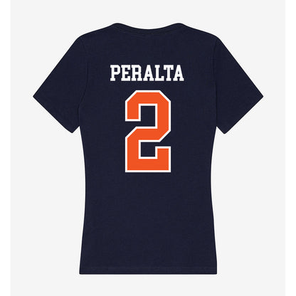 FPU - NCAA Men's Basketball : Isaac Peralta - Classic Shersey Women's V-Neck T-Shirt-1