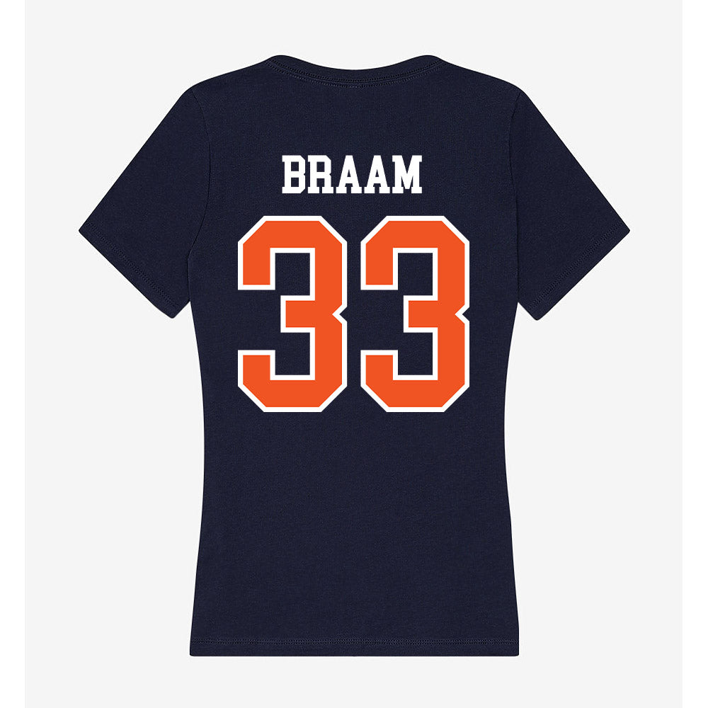 FPU - NCAA Men's Basketball : Ryan Braam - Classic Shersey Women's V-Neck T-Shirt-1