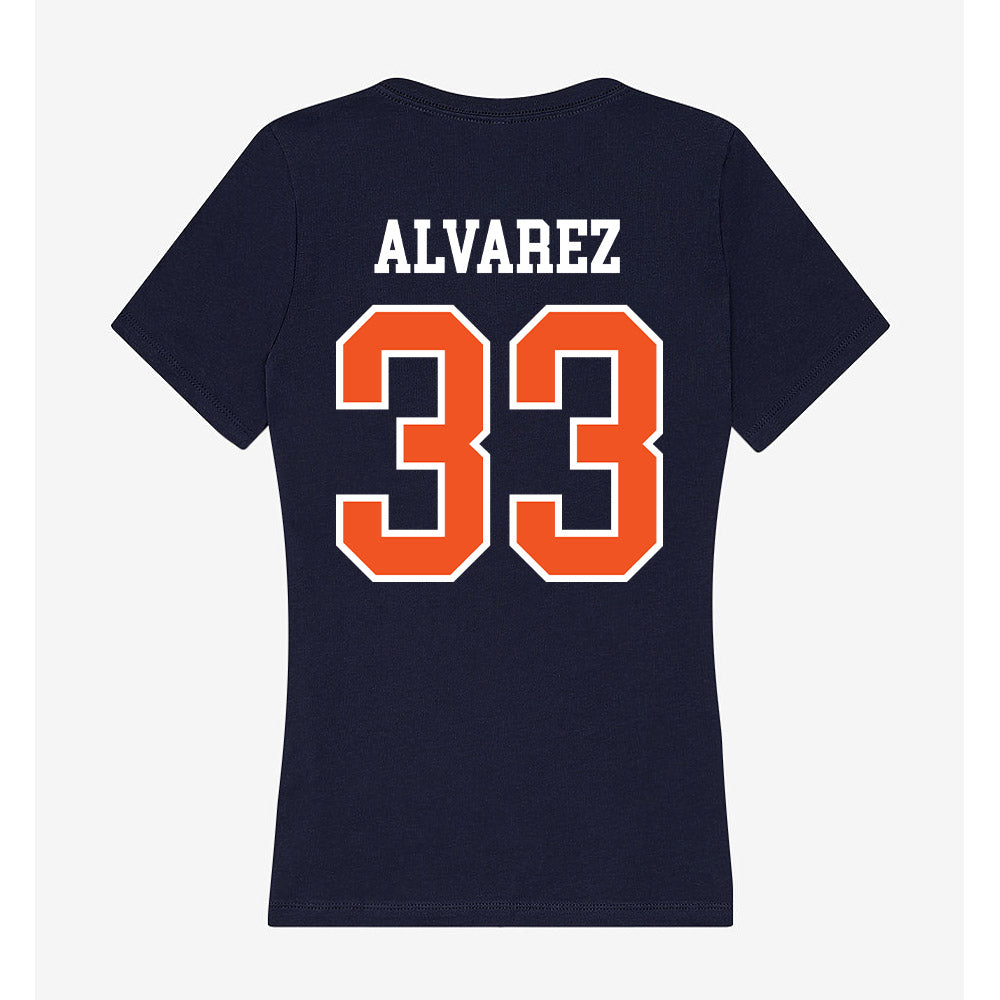 FPU - NCAA Women's Soccer : Emily Alvarez - Classic Shersey Women's V-Neck T-Shirt-1