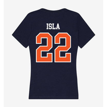 FPU - NCAA Baseball : Jordan Isla - Classic Shersey Women's V-Neck T-Shirt-1