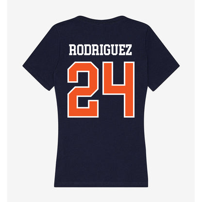 FPU - NCAA Men's Basketball : Silas Rodriguez - Classic Shersey Women's V-Neck T-Shirt-1