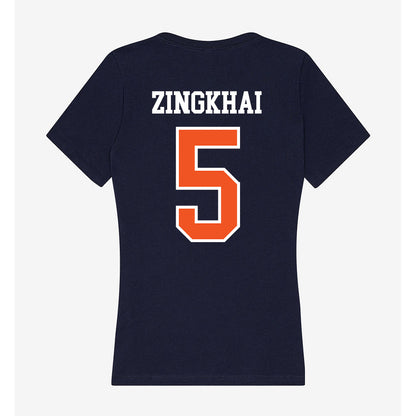 FPU - NCAA Men's Soccer : Wungsem Zingkhai - Classic Shersey Women's V-Neck T-Shirt-1