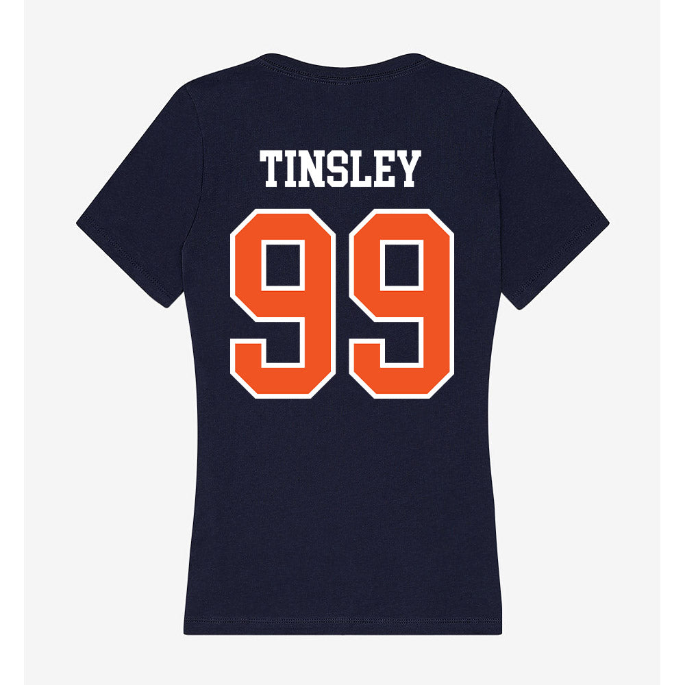 FPU - NCAA Baseball : Dustin Tinsley - Classic Shersey Women's V-Neck T-Shirt-1