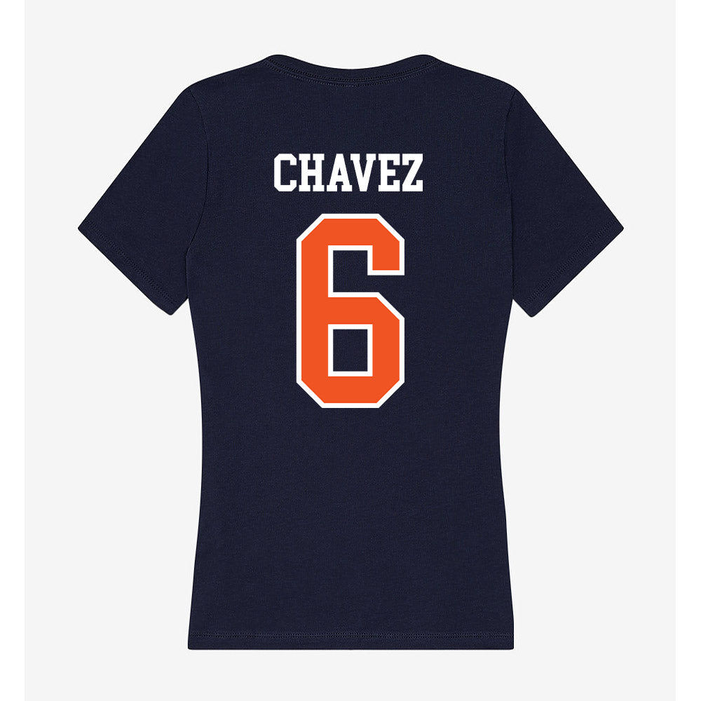 FPU - NCAA Men's Soccer : Vicente Chavez - Classic Shersey Women's V-Neck T-Shirt-1