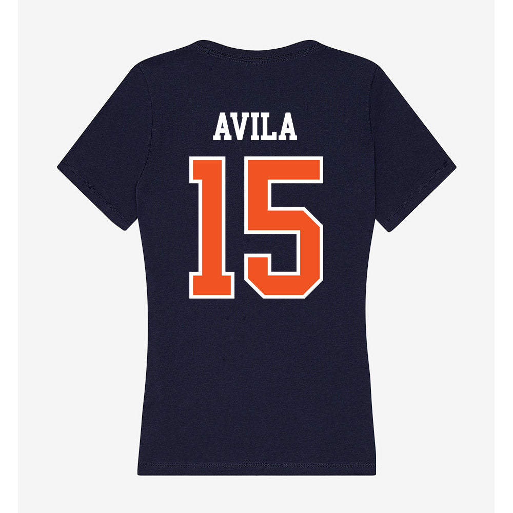 FPU - NCAA Men's Soccer : Alejandro Avila - Classic Shersey Women's V-Neck T-Shirt-1