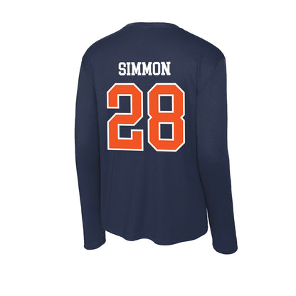 FPU - NCAA Baseball : Zach Simmon - Classic Shersey Activewear Long Sleeve T-Shirt-1