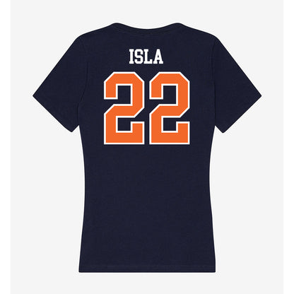 FPU - NCAA Baseball : Jordan Isla - Classic Shersey Women's V-Neck T-Shirt-1