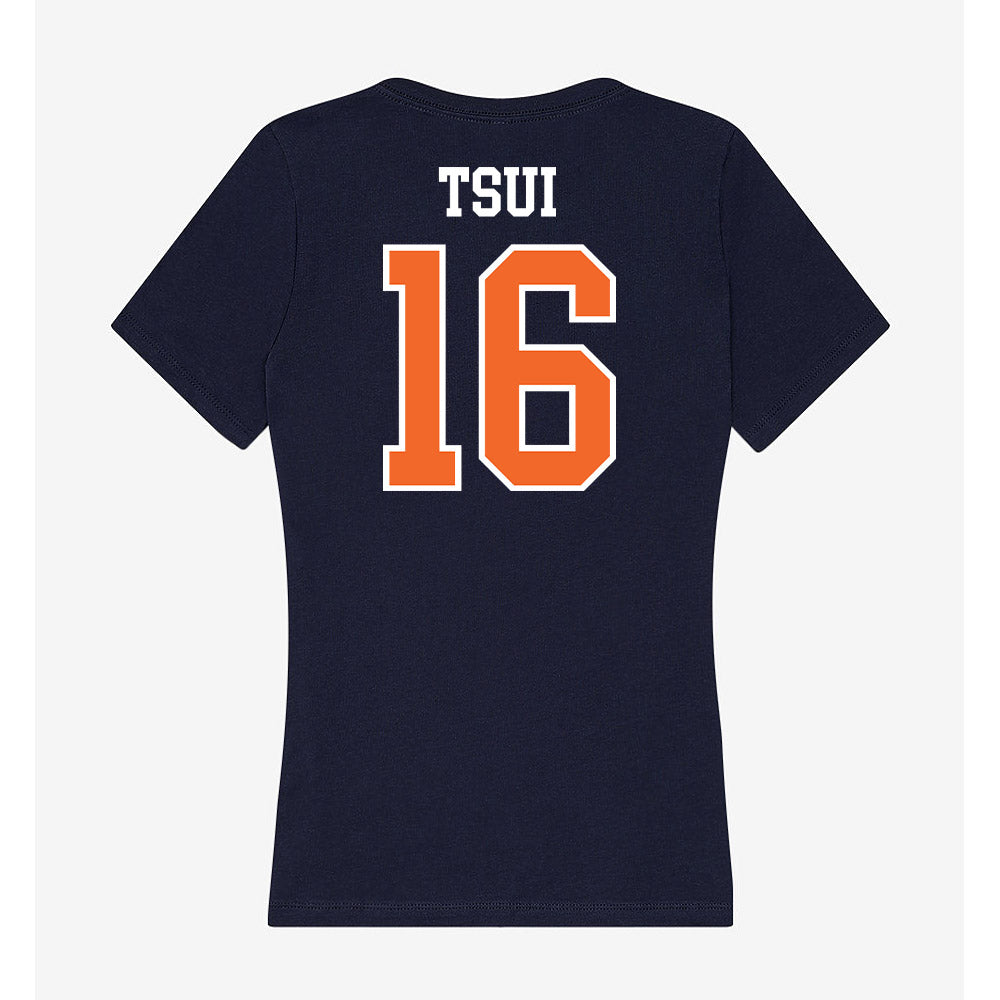 FPU - NCAA Baseball : Ethan Tsui - Classic Shersey Women's V-Neck T-Shirt-1