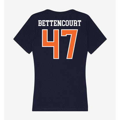 FPU - NCAA Baseball : Matt Bettencourt - Classic Shersey Women's V-Neck T-Shirt-1