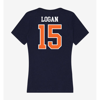 FPU - NCAA Women's Volleyball : Ashley Logan - Classic Shersey Women's V-Neck T-Shirt-1