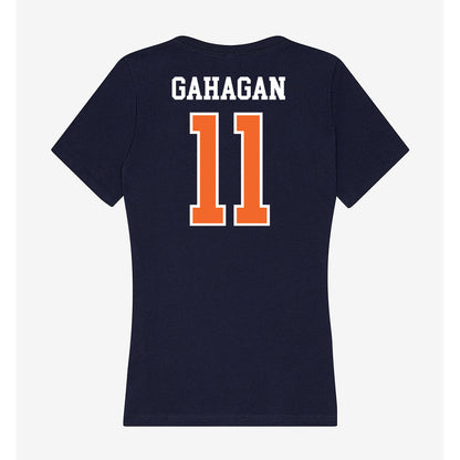 FPU - NCAA Women's Volleyball : Yajaira Gahagan - Classic Shersey Women's V-Neck T-Shirt-1