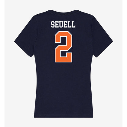 FPU - NCAA Women's Basketball : Aaliyah Seuell - Classic Shersey Women's V-Neck T-Shirt-1