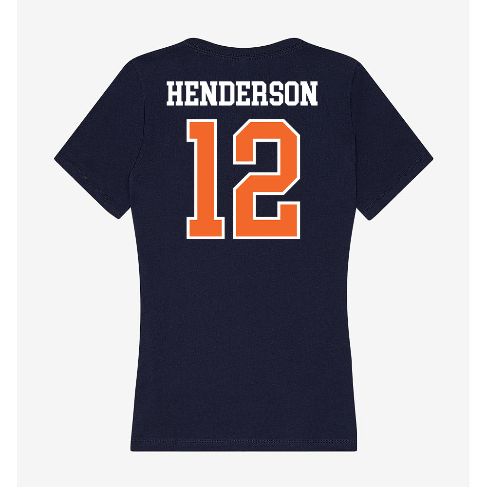 FPU - NCAA Baseball : Gabe Henderson - Classic Shersey Women's V-Neck T-Shirt-1