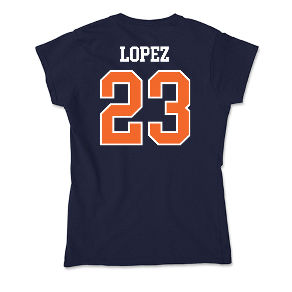 FPU - NCAA Baseball : Alex Lopez - Classic Shersey Soft Style Women’s T-Shirt-1