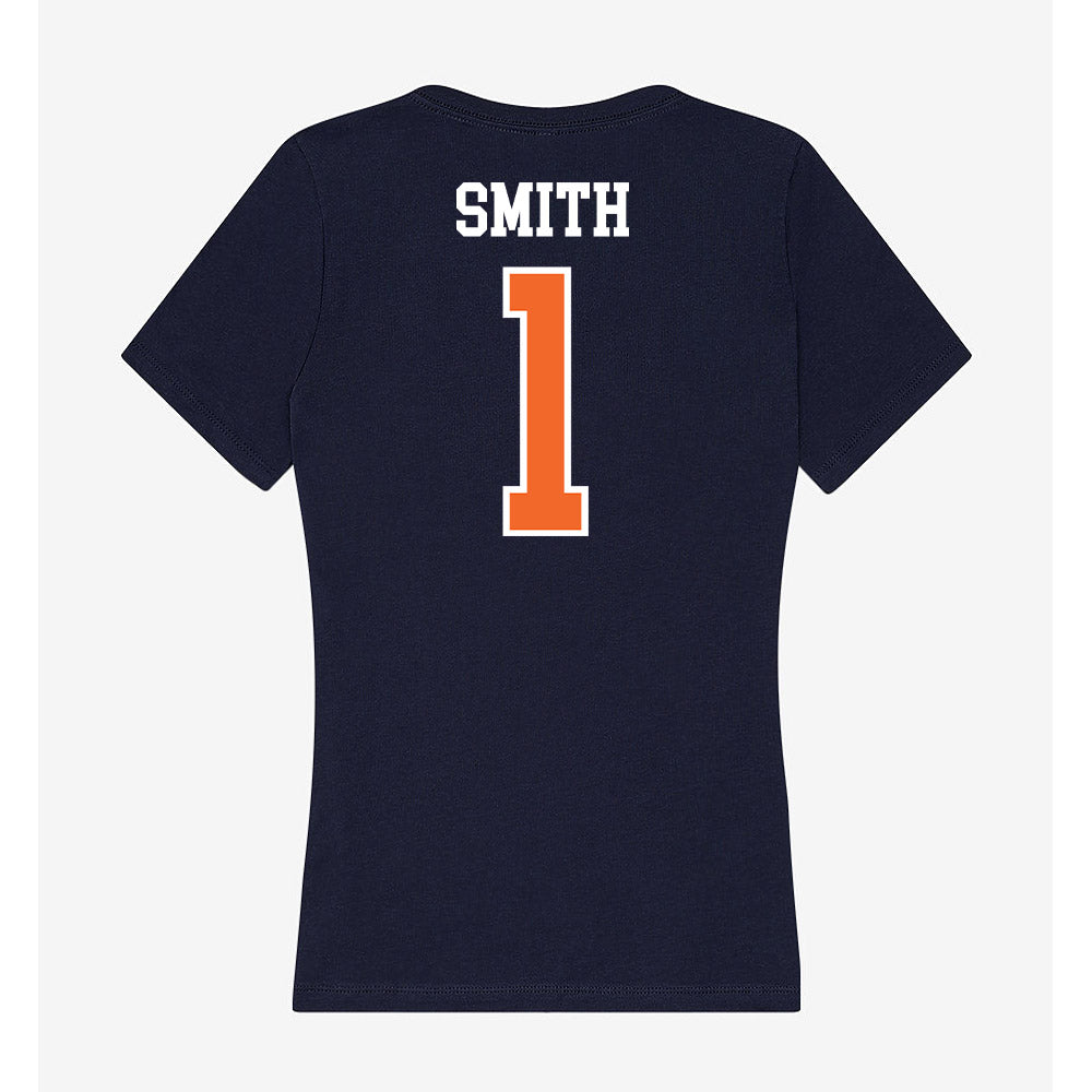 FPU - NCAA Baseball : Tejean Smith - Classic Shersey Women's V-Neck T-Shirt-1