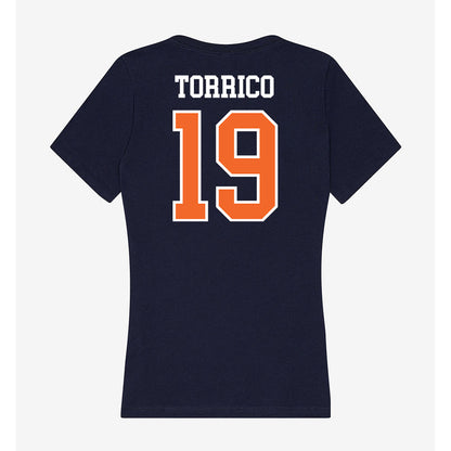 FPU - NCAA Women's Soccer : Brooke Torrico - Classic Shersey Women's V-Neck T-Shirt-1