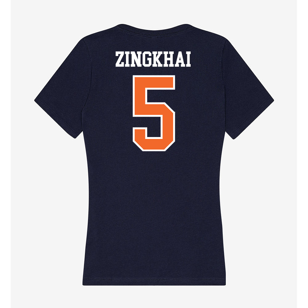 FPU - NCAA Men's Soccer : Wungsem Zingkhai - Classic Shersey Women's V-Neck T-Shirt-1