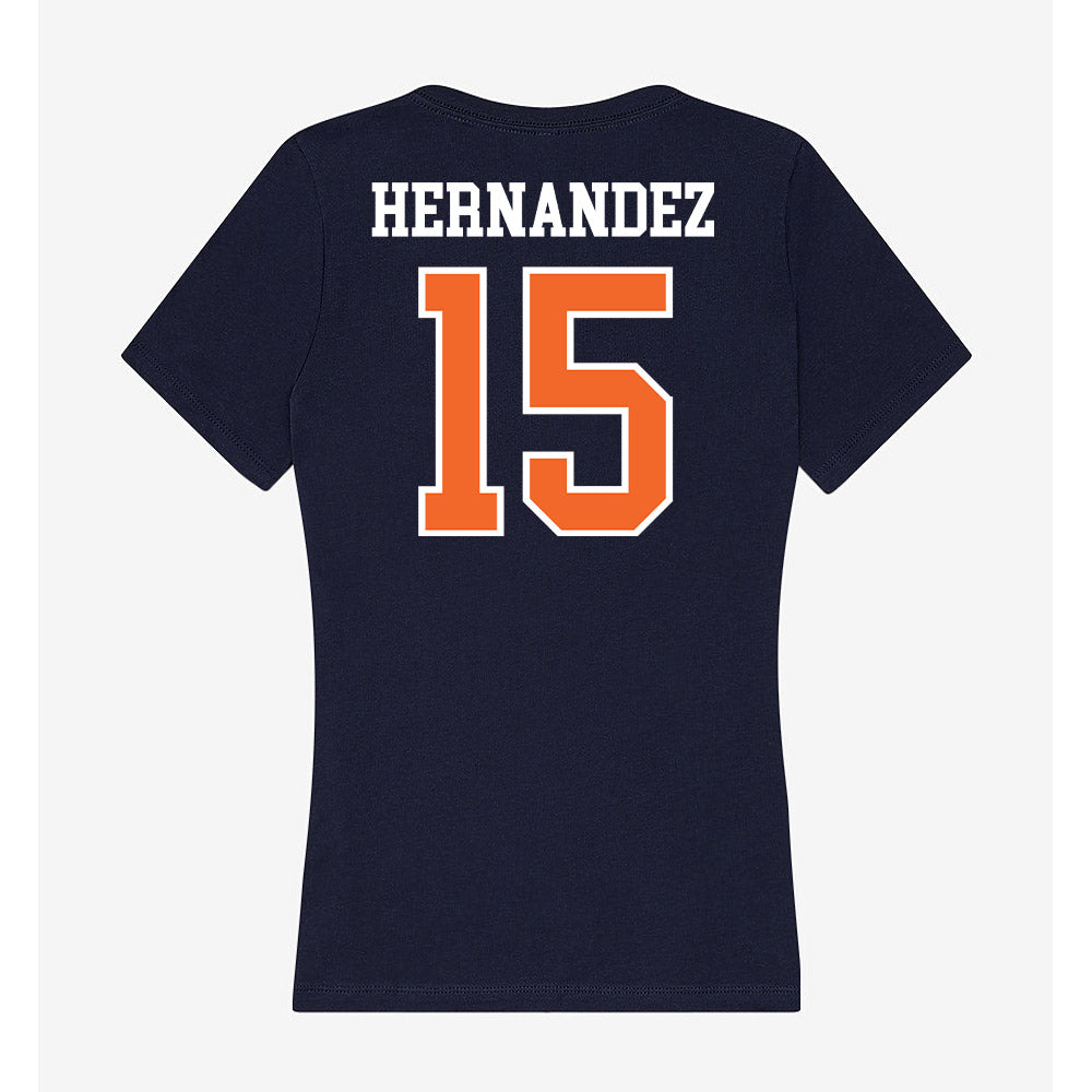FPU - NCAA Women's Soccer : Karyme Hernandez - Classic Shersey Women's V-Neck T-Shirt-1
