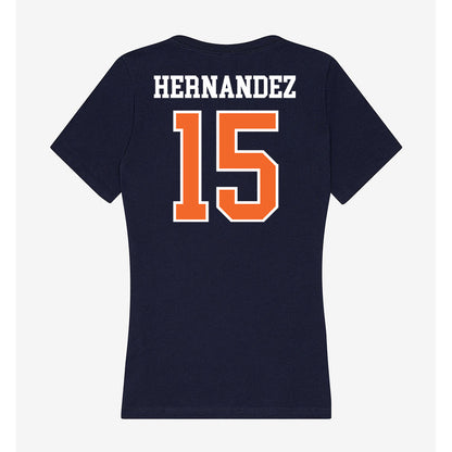 FPU - NCAA Women's Soccer : Karyme Hernandez - Classic Shersey Women's V-Neck T-Shirt-1