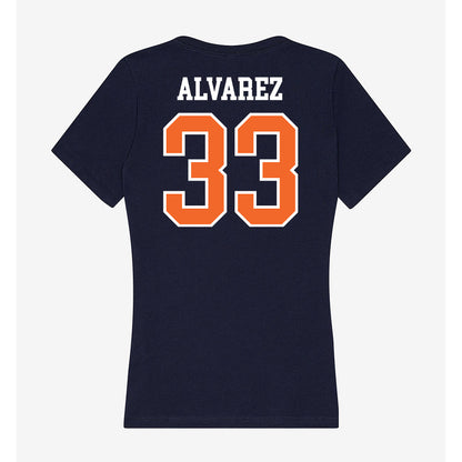 FPU - NCAA Women's Soccer : Emily Alvarez - Classic Shersey Women's V-Neck T-Shirt-1