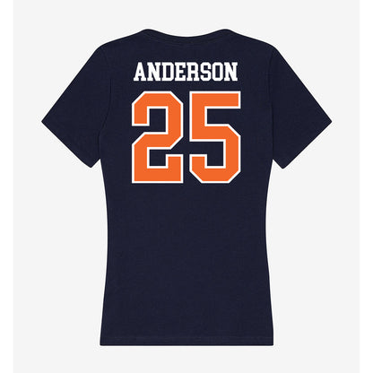 FPU - NCAA Women's Soccer : Madisyn Anderson - Classic Shersey Women's V-Neck T-Shirt-1