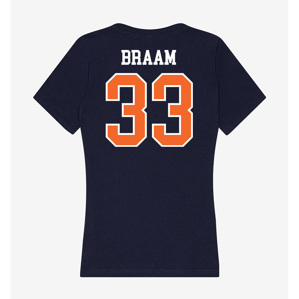 FPU - NCAA Men's Basketball : Ryan Braam - Classic Shersey Women's V-Neck T-Shirt-1
