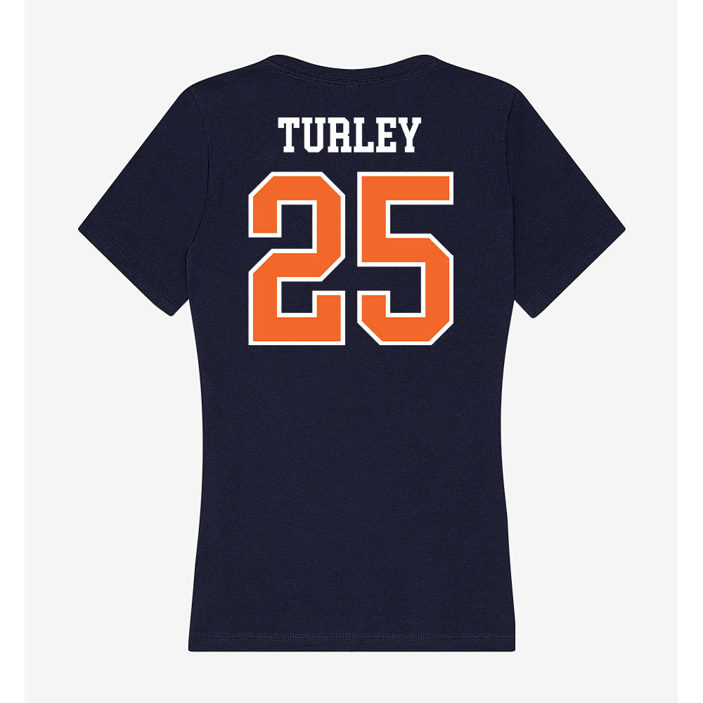 FPU - NCAA Baseball : Jake Turley - Classic Shersey Women's V-Neck T-Shirt-1