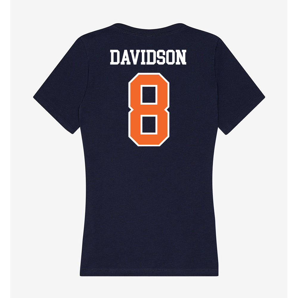 FPU - NCAA Men's Basketball : Nick Davidson - Classic Shersey Women's V-Neck T-Shirt-1