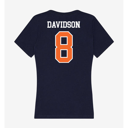 FPU - NCAA Men's Basketball : Nick Davidson - Classic Shersey Women's V-Neck T-Shirt-1