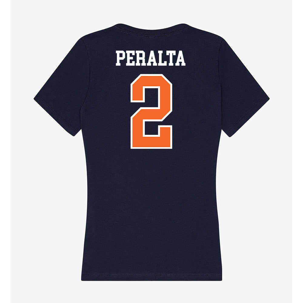 FPU - NCAA Men's Basketball : Isaac Peralta - Classic Shersey Women's V-Neck T-Shirt-1