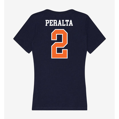 FPU - NCAA Men's Basketball : Isaac Peralta - Classic Shersey Women's V-Neck T-Shirt-1