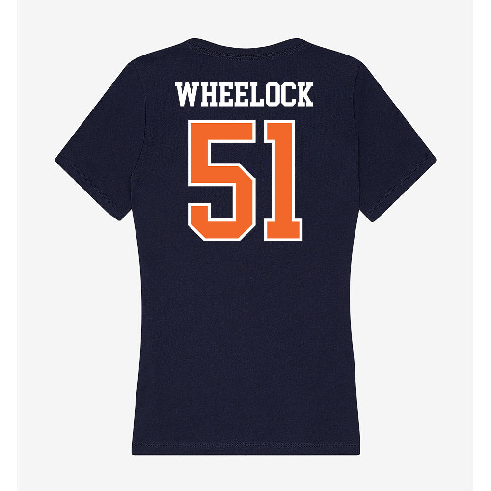FPU - NCAA Baseball : Titus Wheelock - Classic Shersey Women's V-Neck T-Shirt-1