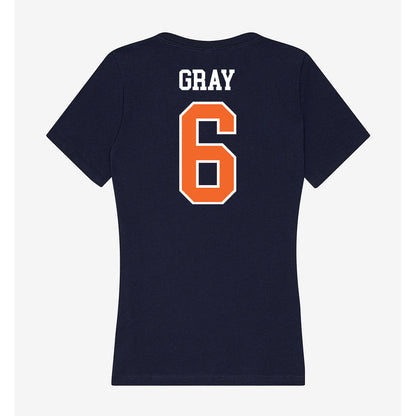 FPU - NCAA Men's Water Polo : Forrest Gray - Classic Shersey Women's V-Neck T-Shirt-1
