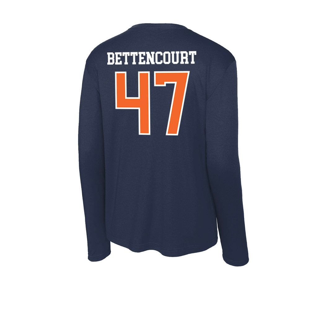 FPU - NCAA Baseball : Matt Bettencourt - Classic Shersey Activewear Long Sleeve T-Shirt-1