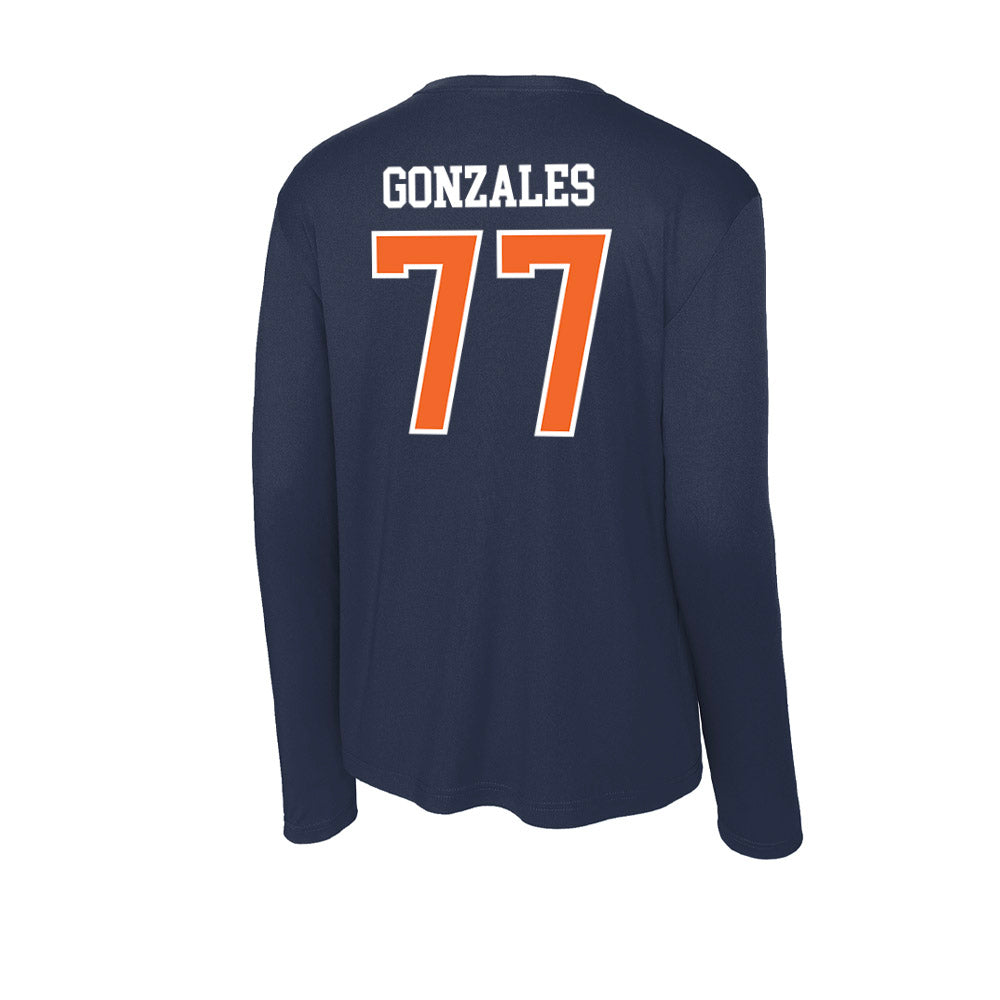 FPU - NCAA Baseball : Tyler Gonzales - Classic Shersey Activewear Long Sleeve T-Shirt-1