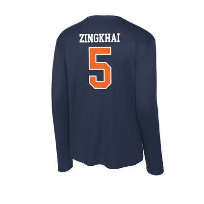 FPU - NCAA Men's Soccer : Wungsem Zingkhai - Classic Shersey Activewear Long Sleeve T-Shirt-1