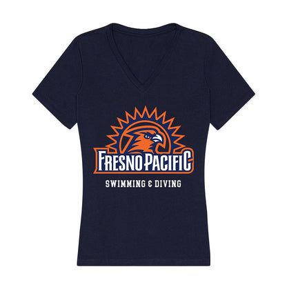 FPU - NCAA Women's Swimming & Diving : Kaylin Mutoli - Classic Shersey Women's V-Neck T-Shirt-0