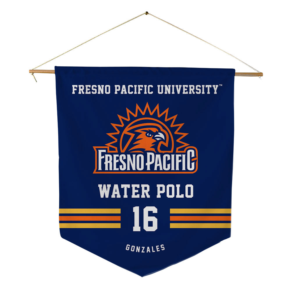 FPU - NCAA Men's Water Polo : Jordan Gonzales - Pennant - 18" x 21"-0