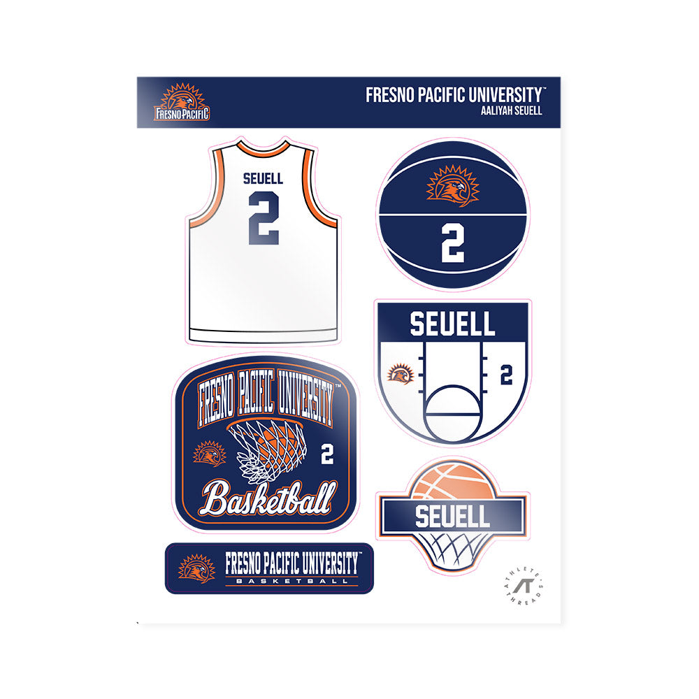 FPU - NCAA Women's Basketball : Aaliyah Seuell - Sticker Sheet-0